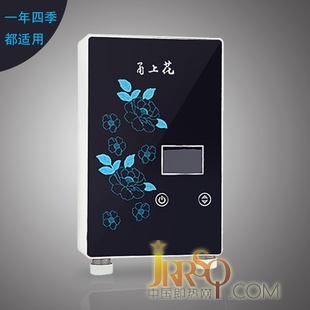 甬上花電熱水器廠家 小額批發(fā) 廠家直銷液晶顯示屏即熱式電熱水器