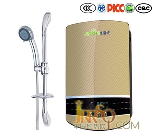 變頻即熱式電熱水器，帶恒溫檔位互換功能