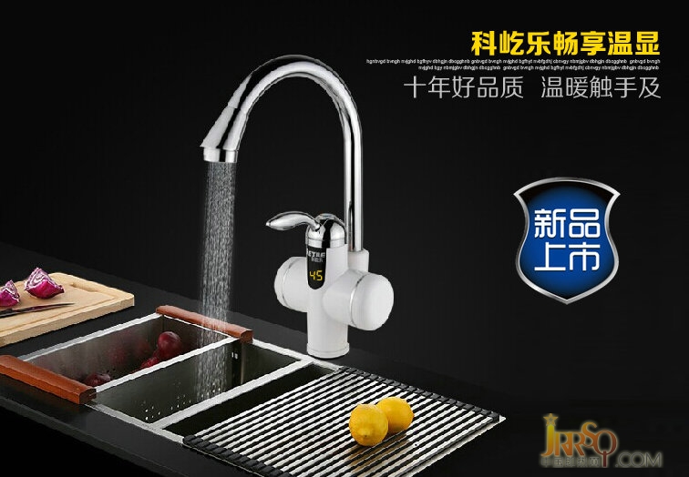 杭州桐廬科藝科技有限公司-6D暢享溫顯款科屹樂電熱水龍頭 即熱式電熱水器