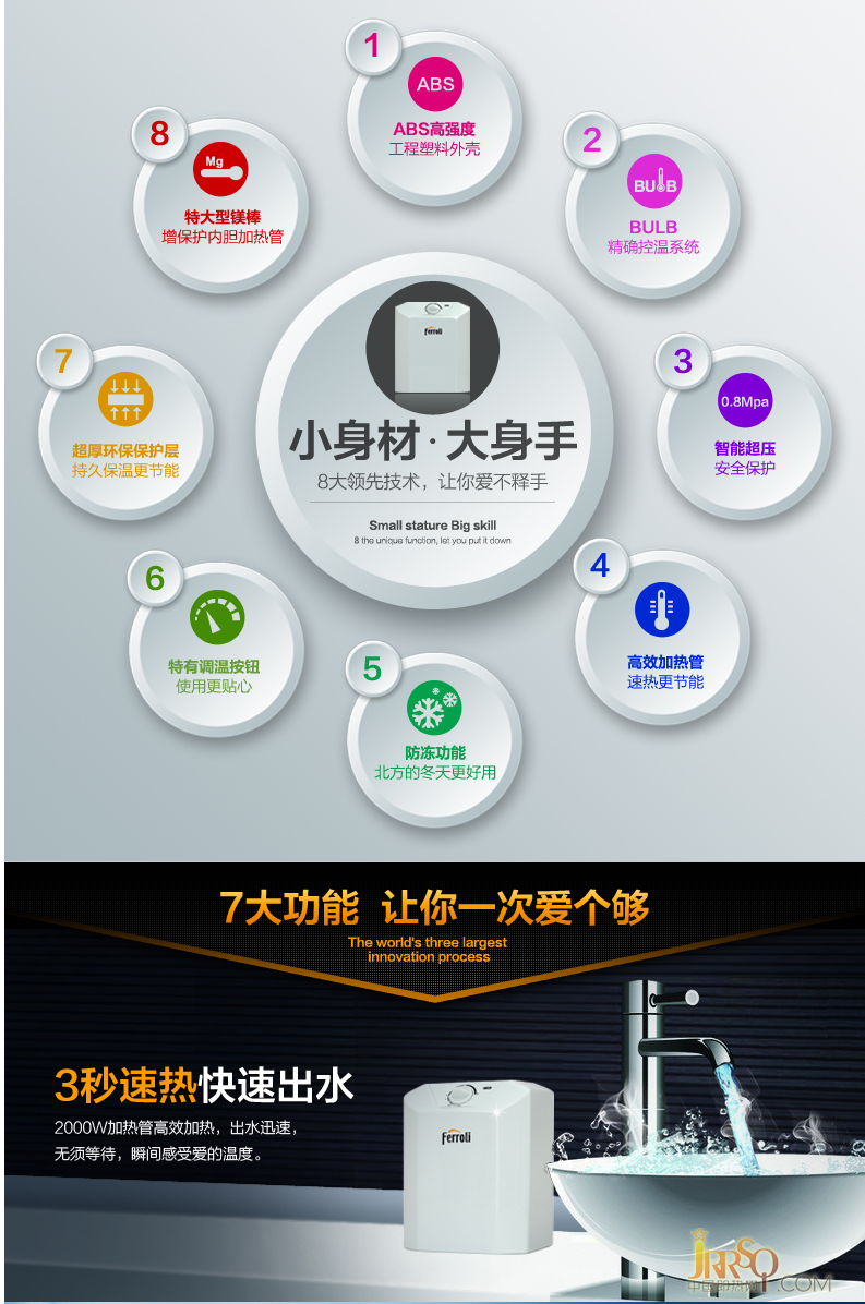 NOVO5L-U 小廚寶5升即熱節(jié)能速式電熱水器   