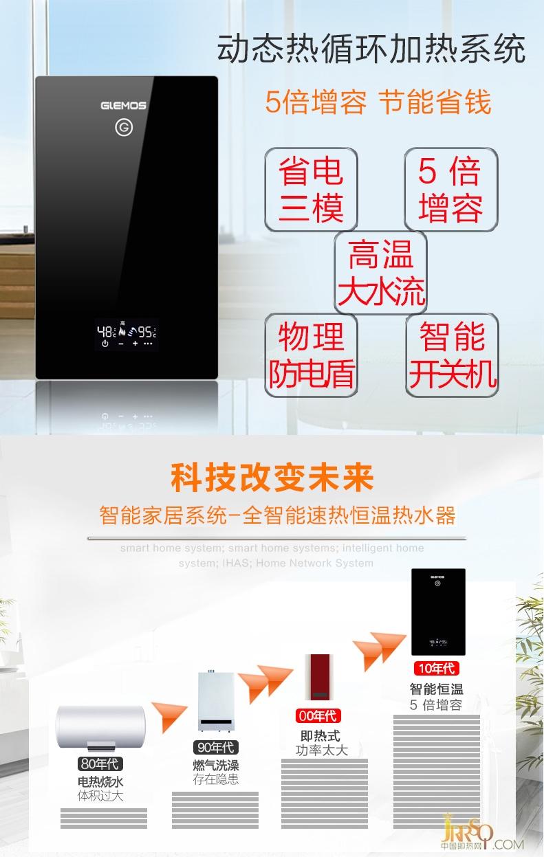 GlEMOS/格林姆斯GS9-55B速熱電熱水器 報(bào)價(jià)3580元